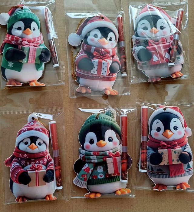 Коледни играчки за елха с късметче