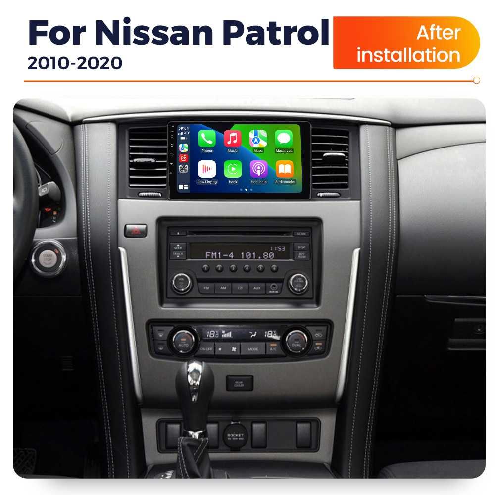 Navigatie Android 13 Nissan Patrol 2010-2020 1/8 Waze CarPlay CAMERA