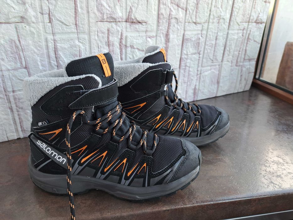 детски ботуши,зимни обувки,боти,апрески,Salomon номер36 за момче,