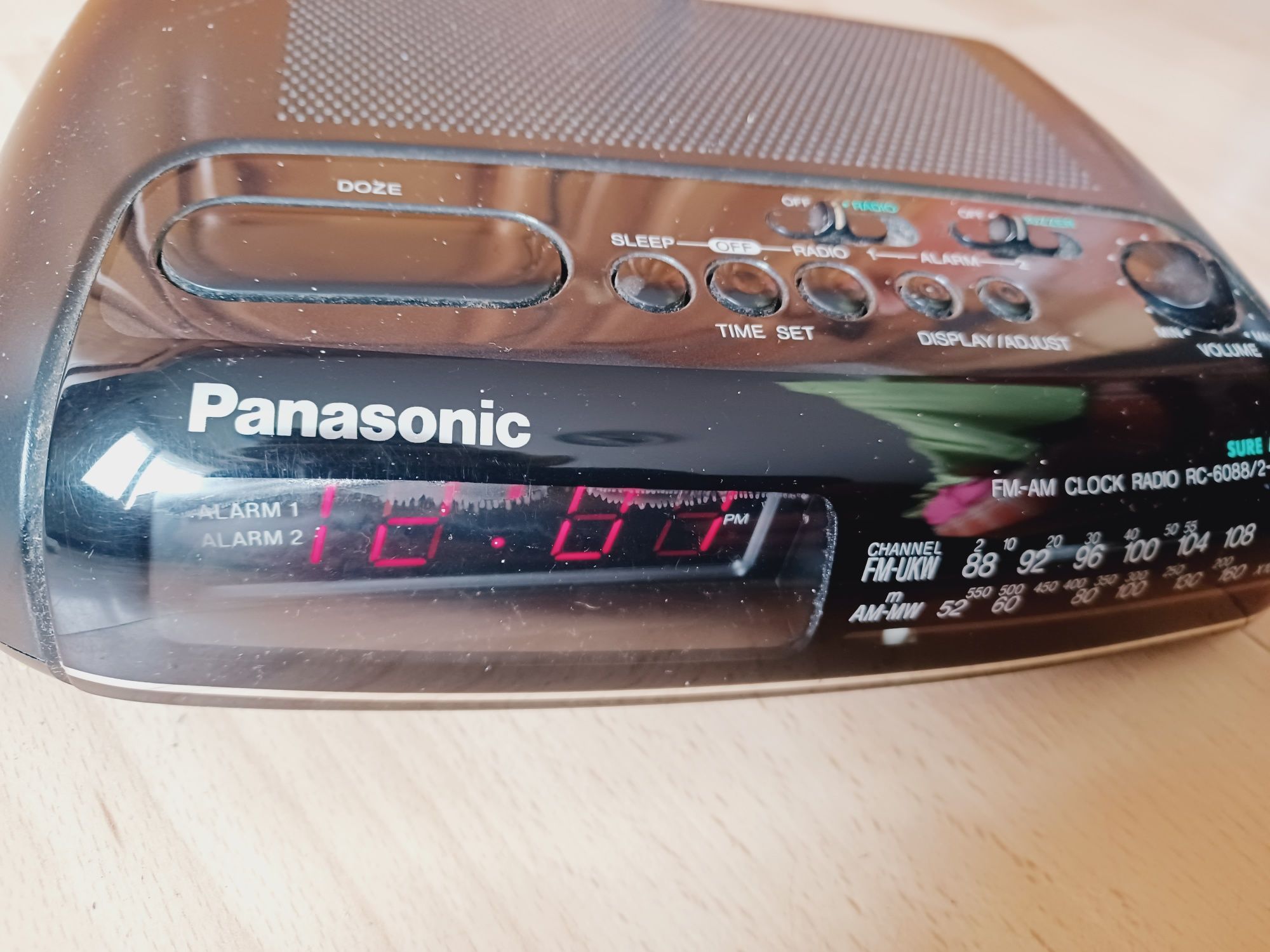 Панасоник Panasonic  Радио Будилник Часовник