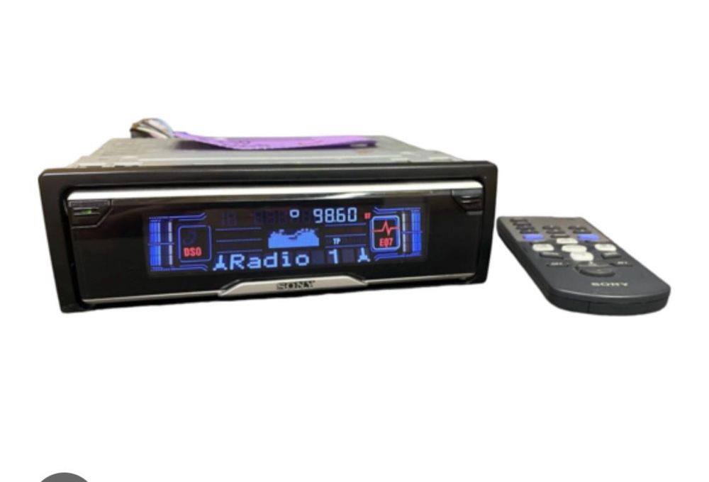 CD player auto Sony CDX CA 850 Color Black panel -adapt BT Usb