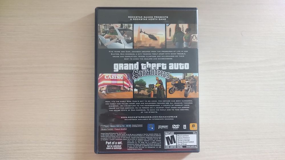 Grand Theft Auto San Andreas PlayStation 2