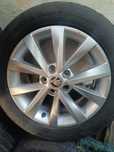 Jante aliaj skoda cu cauciucuri