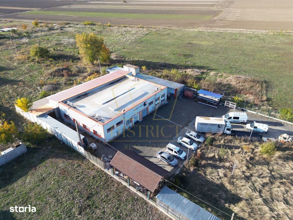 Hala industriala de 655mp + teren 5.838mp | Sag | Acces TIR |