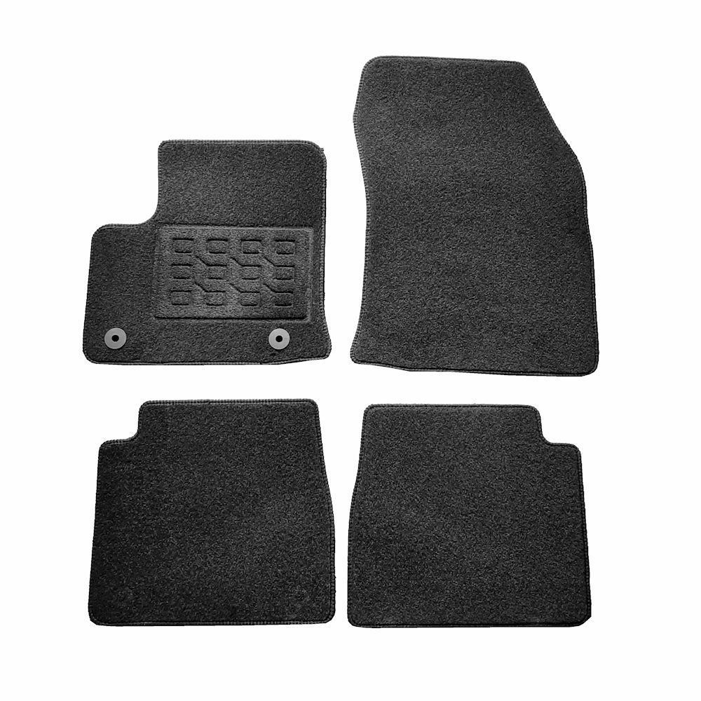 Covorase mocheta Peugeot E-2008 2020-> prezent, Negre, set de 4 bucati