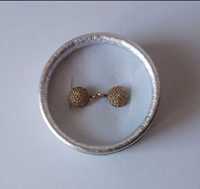 Cercei din aur cu perle/ sau biluțe aur