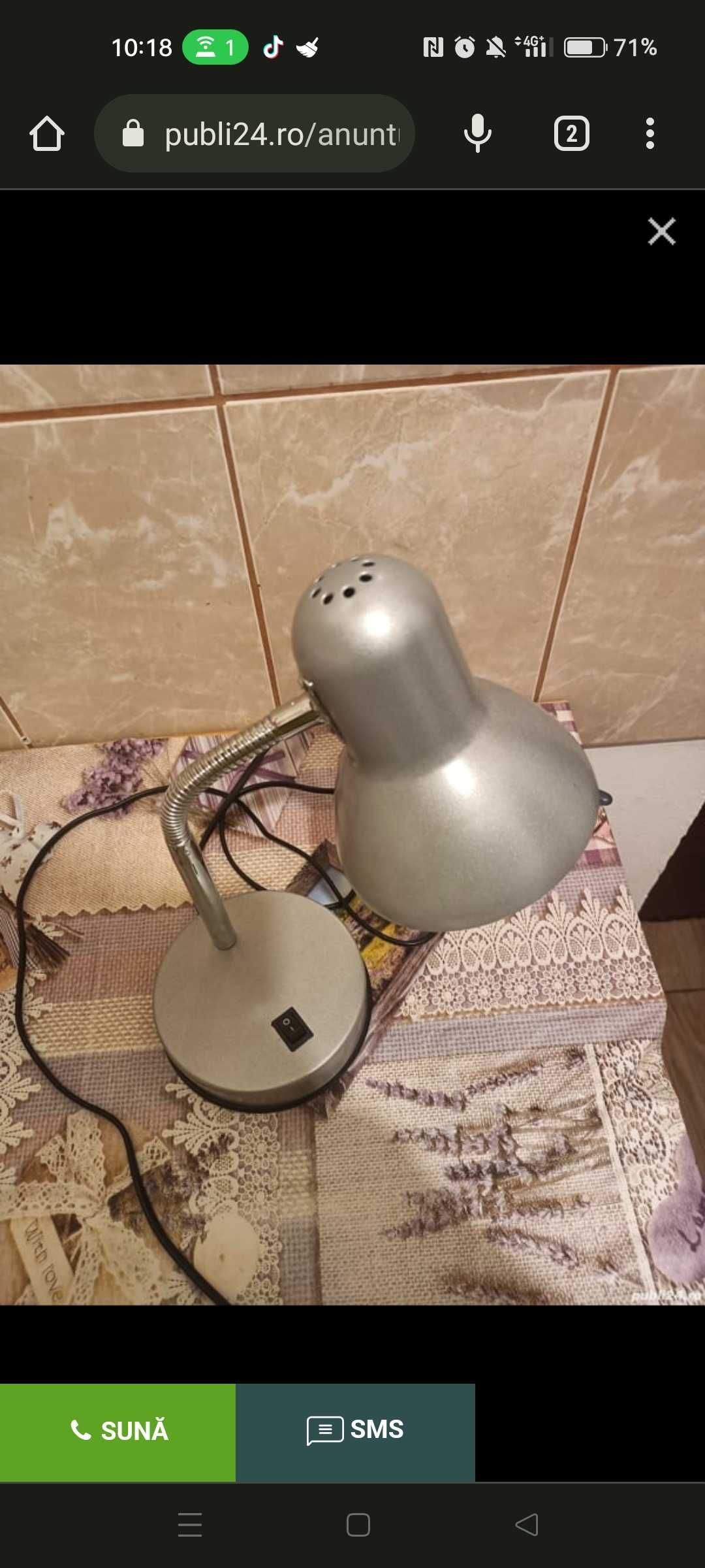 Lampă de birou nouă