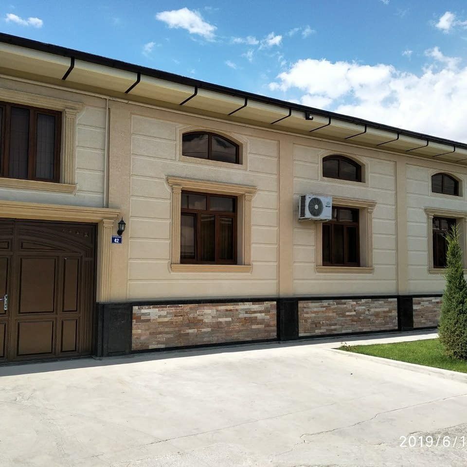 Travertin fasad ishlari