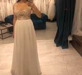 Rochie de mireasa cu voal inclus marimea S