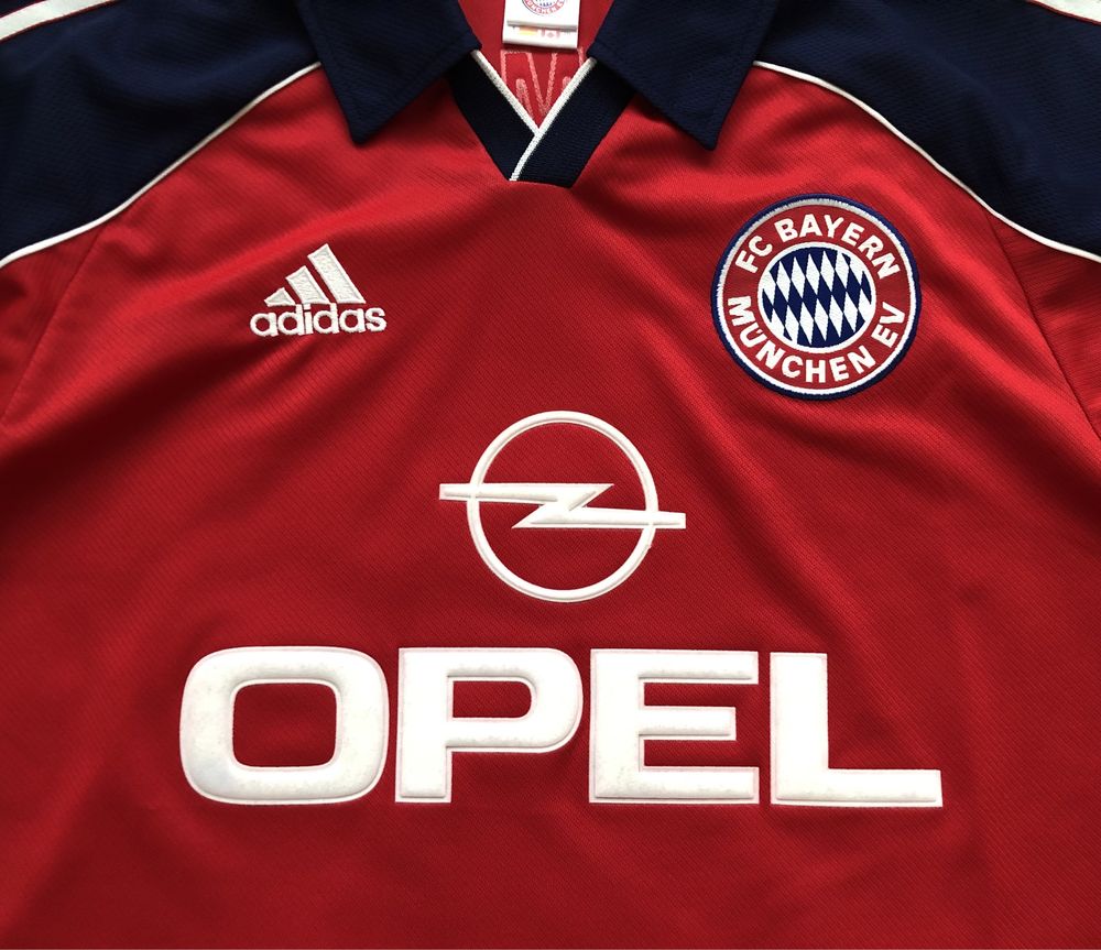ОРИГИНАЛ Adidas FC Bayern Munich 1999/2000 Home Jersey - р.S-M
