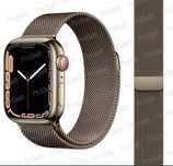 Curea Ceas Apple Watch 4 5 6 SE 7 8 9 10 Husa Folie Bratara Metalica G