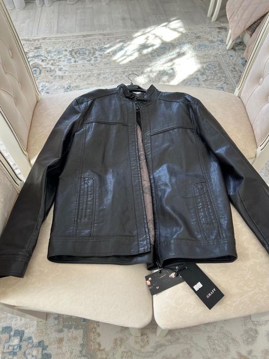 Новый пиджак и кожаная куртка, зимняя куртка с этикеткой