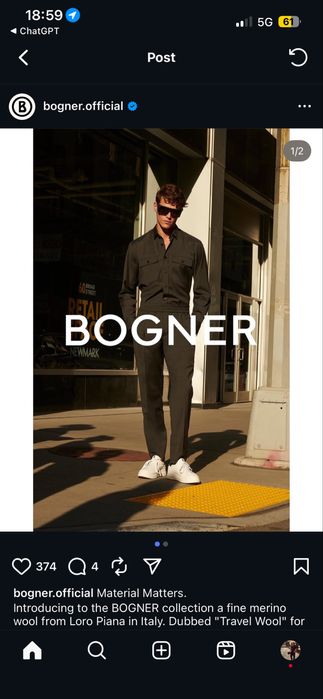 Pantaloni Bogner Loro Piana 2023