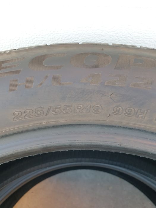 Летни гуми за СУВ 2 броя BRIDGESTONE Ecopia HL422 225 55 R19 дот 3721