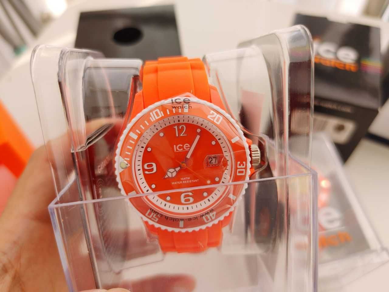 Оранжевые коллекционные часы Ice Watch Можно на подарок Своя цена 120$