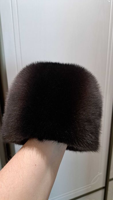 Шапка норковая женская