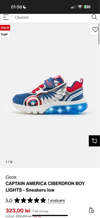 Adidasi Geox Copii Superman