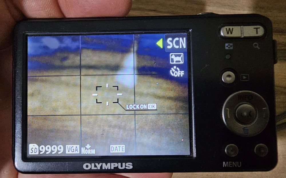 Olympus D-735 – Черен + оригинална батерия + SD карта Kingston