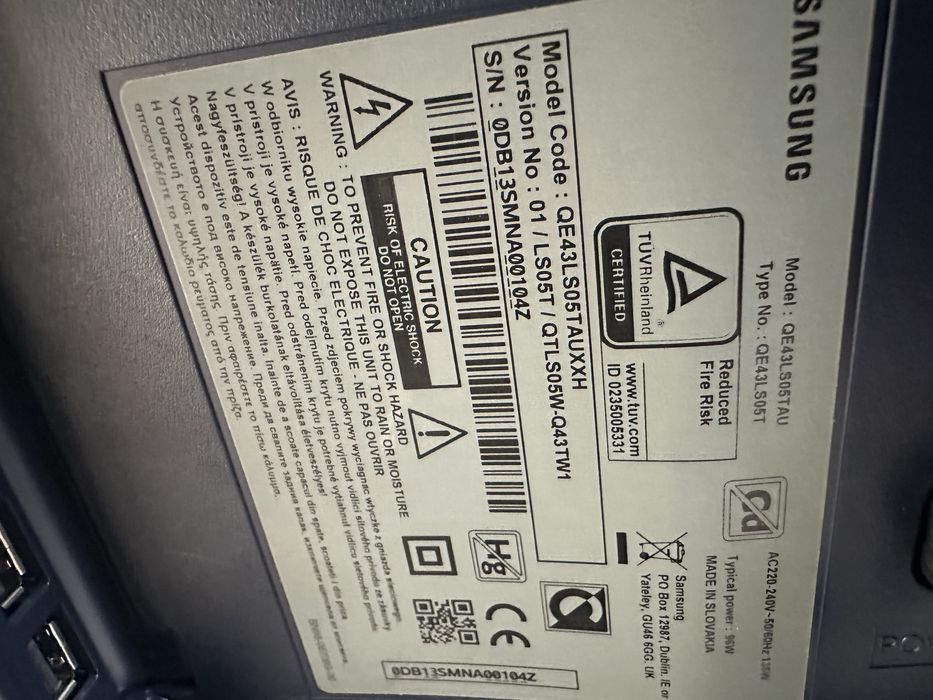 Samsung Sero tv…………………