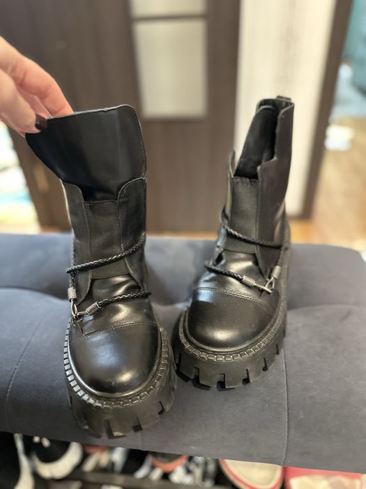 Зимние ботинки наруральная кожа