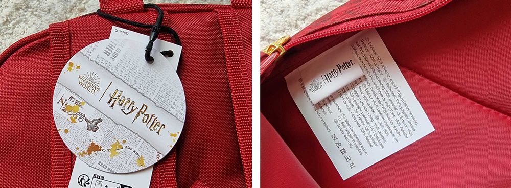 Ghiozdan Harry Potter 42 cm rucsac, geanta rosu visiniu nou