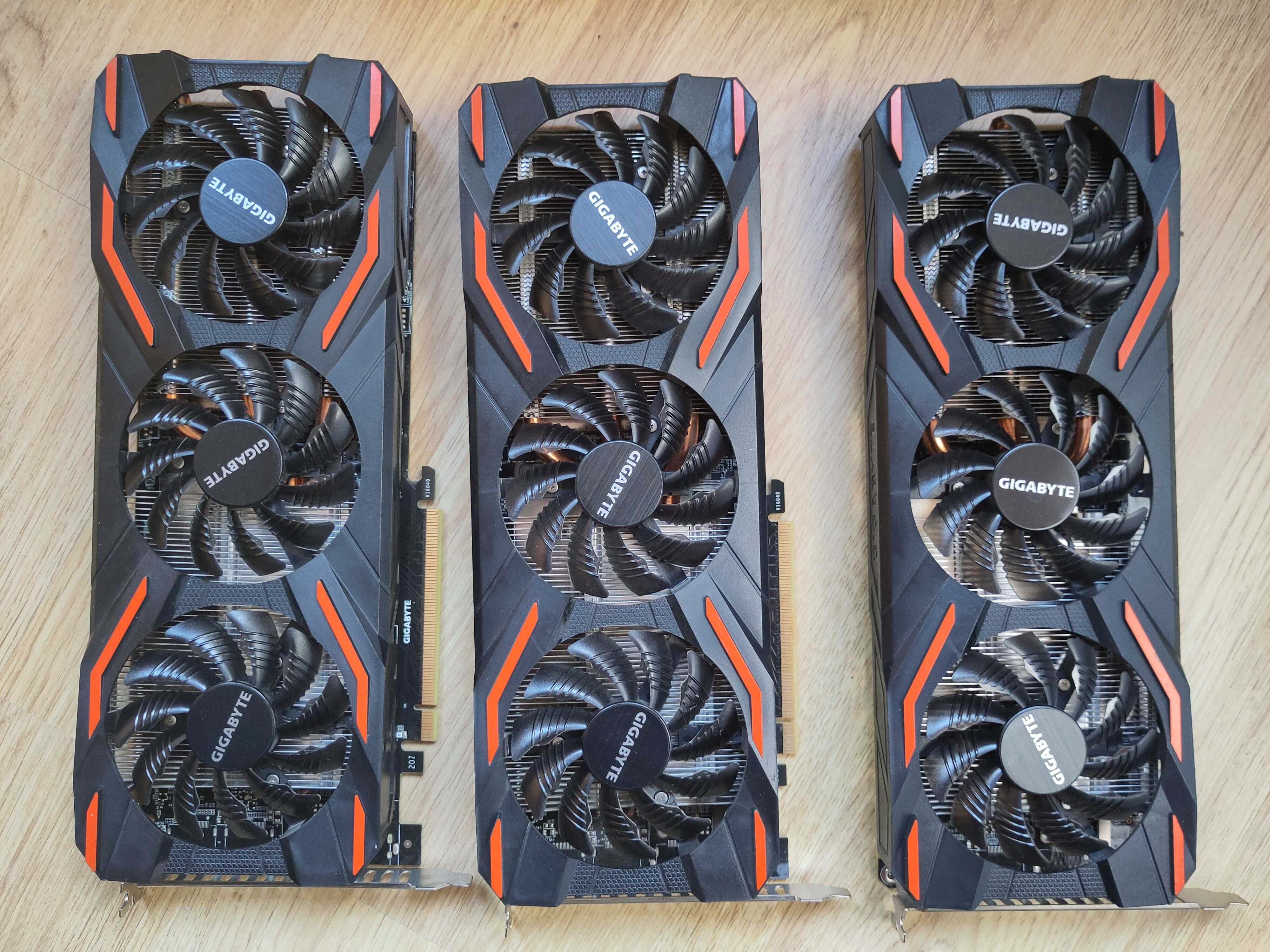 Видеокарта Gigabyte NVIDIA P104-100 отключена за 8GB (3 броя)
