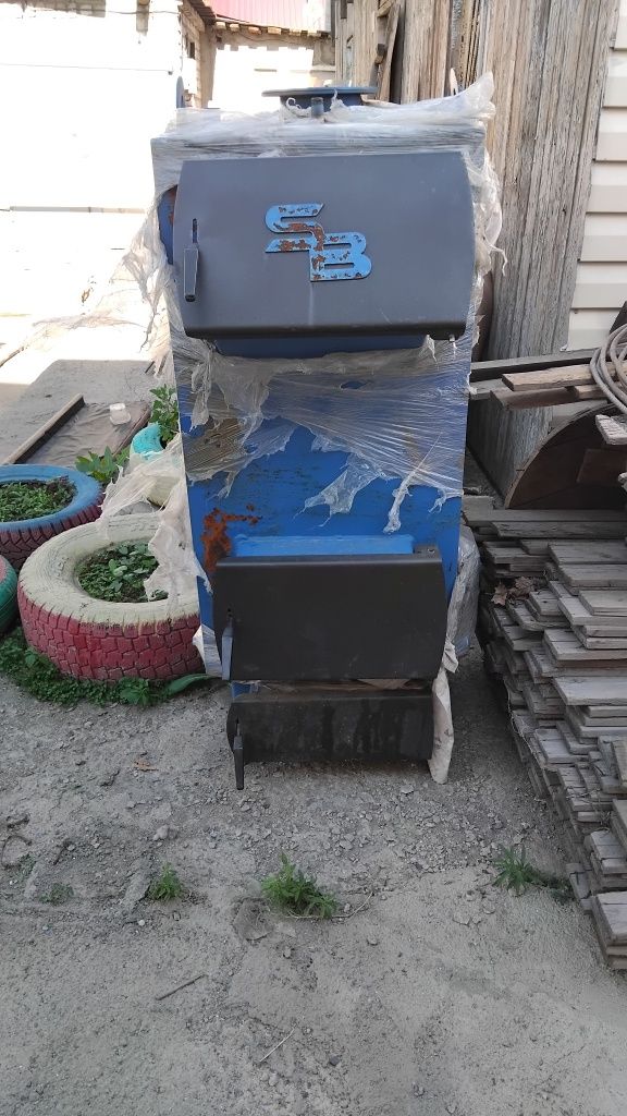 Котёл  новый  в работе  небыл