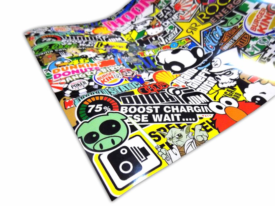 Супер БОМБ стикер ОРИГИНАЛ sticker BOMB 150х50см JDM