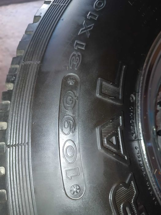 Джанти с гуми 5X120 R15 31 / 10.5 R15 Off road
