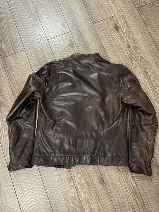 Dolce Gabbana - geaca de piele biker, marimea 50 barbati