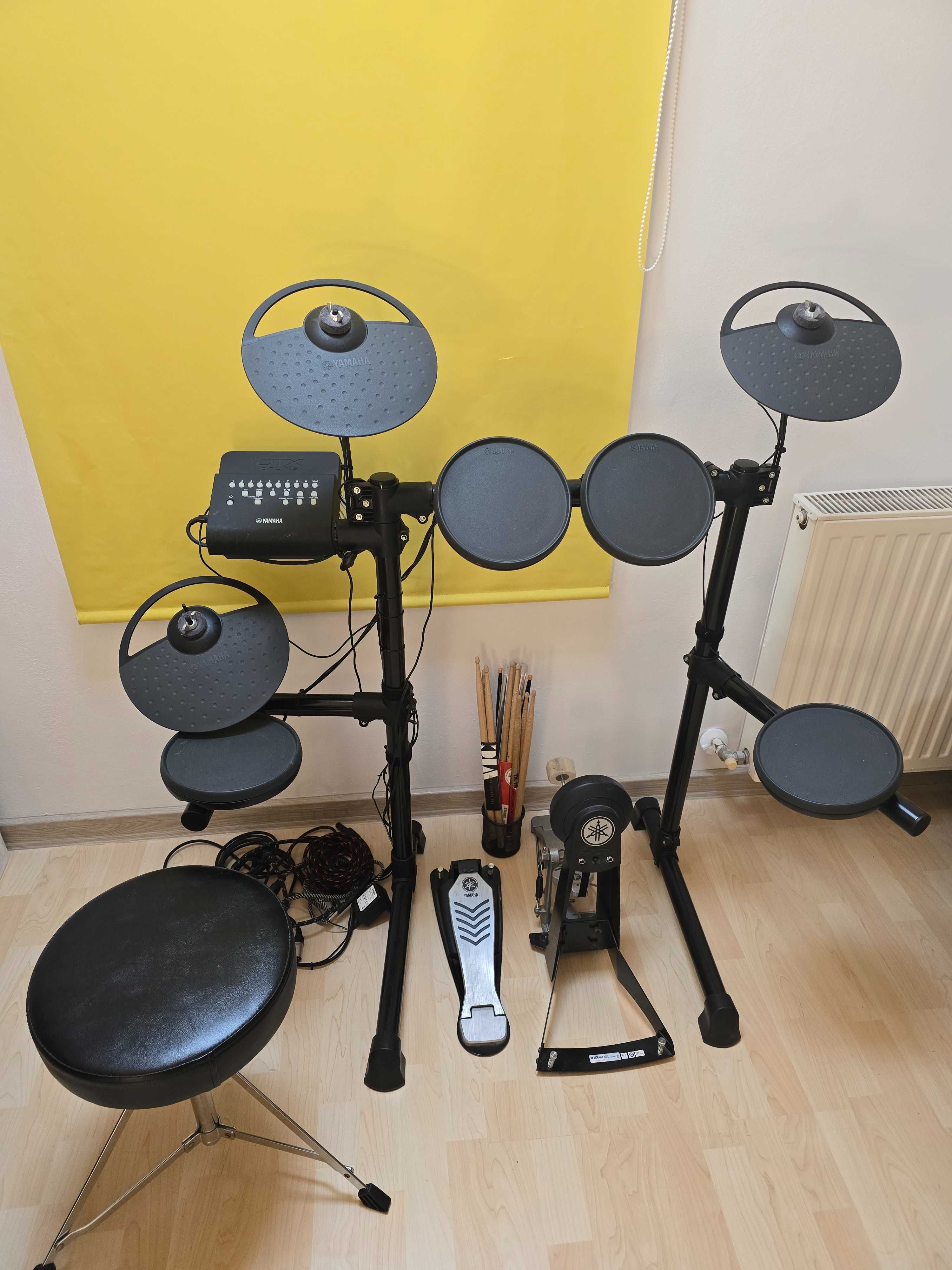 Tobe electronice Yamaha DTX430K Compact E-Drum, + monitor the box M100