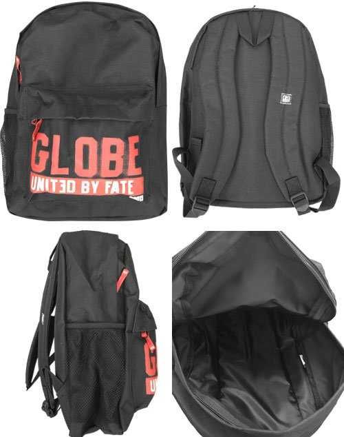 Globe BackPack Dux II - Black & Red