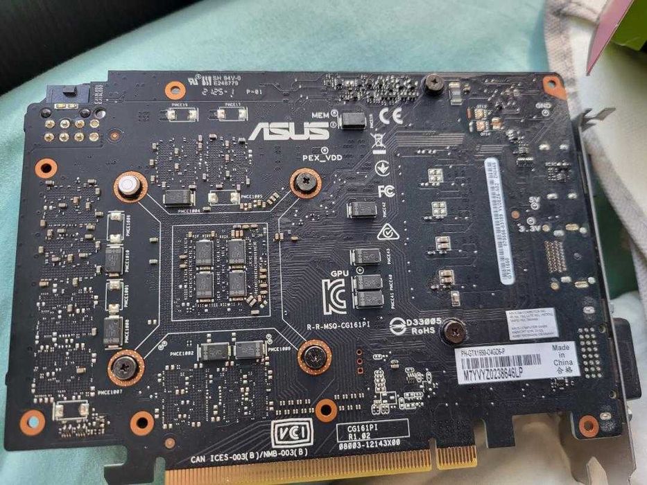 Placa Video Nvidia GTX 1650 4GB OC Asus