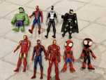 Фигури играчки на супер герои hulk, Ironman, Spiderman, batman