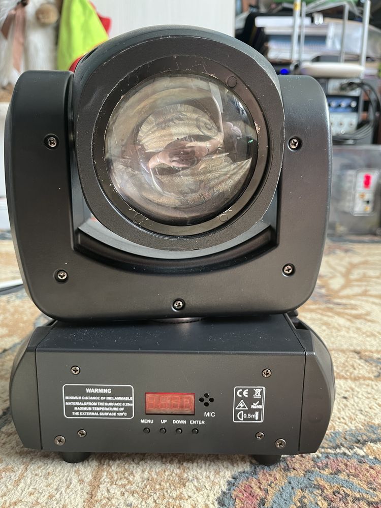 Mini moving head beam+spot 100w