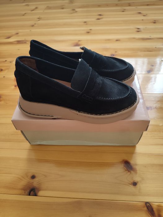 Pantof din piele întoarsă 37