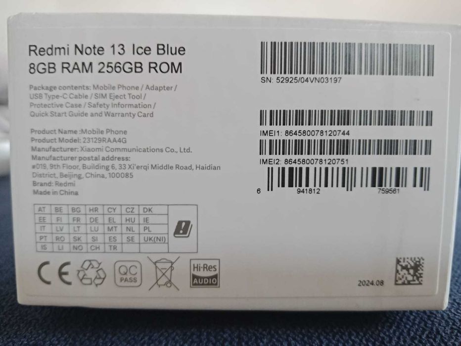Смартфон Redmi note 13