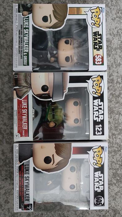 Figurine Funko Luke Skywalker 123, 583 si 605