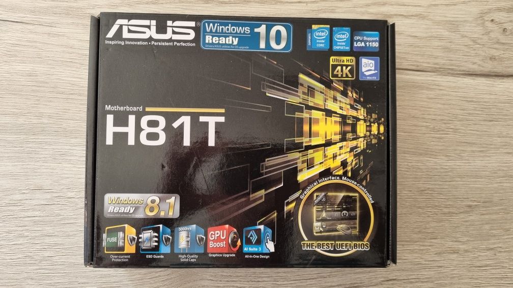 Placa de baza ASUS H81T H110 H310 Thin mini-ITX Dual GB LAN USB 3.0