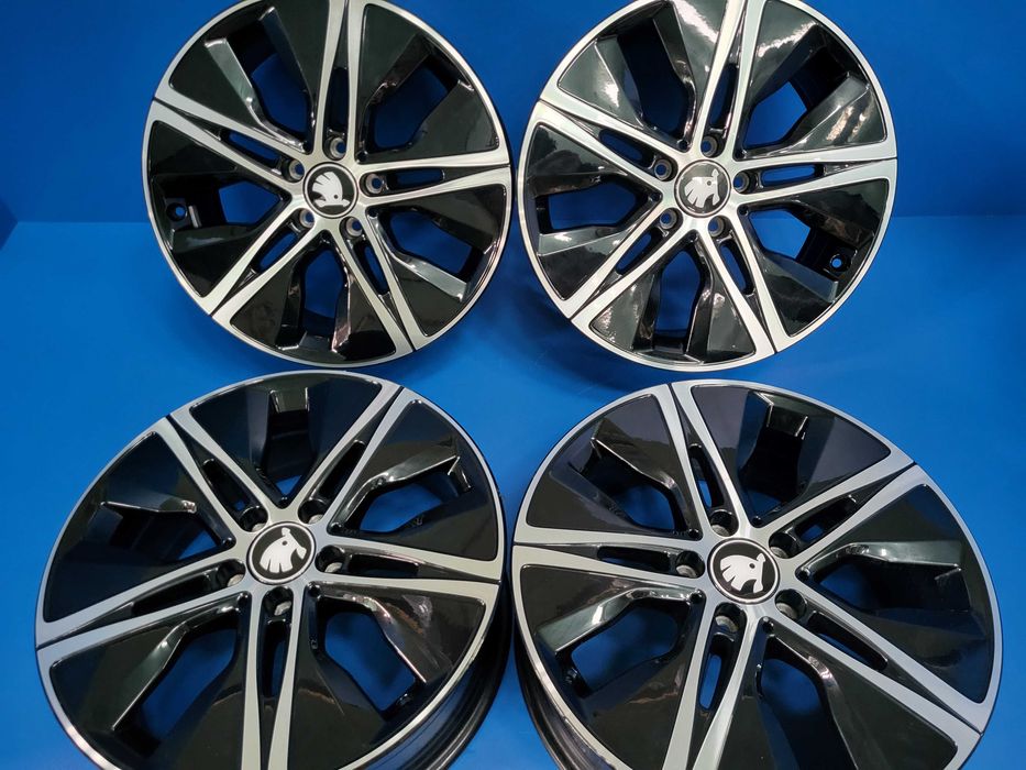 Vand jante bicolore 5x112 R18 pt Skoda Karoq