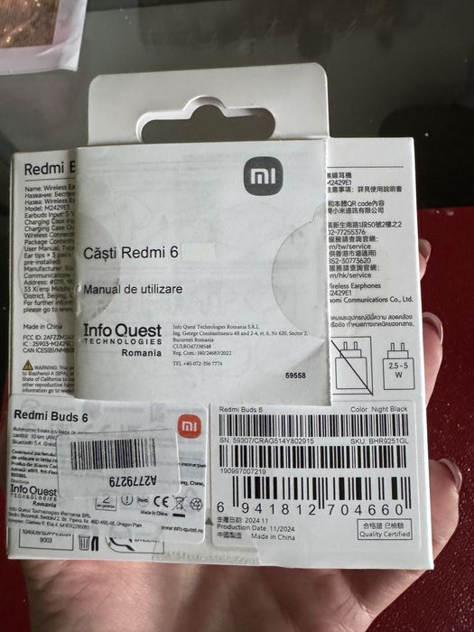 Casti xiaomi redmi 6