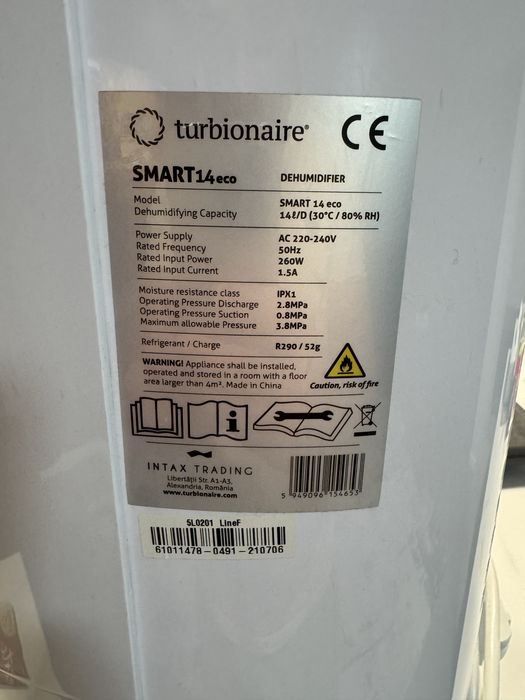 Dezumidificator Turbionaire Smart 12