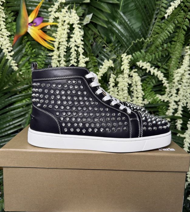 Christian Louboutin High Black Lether