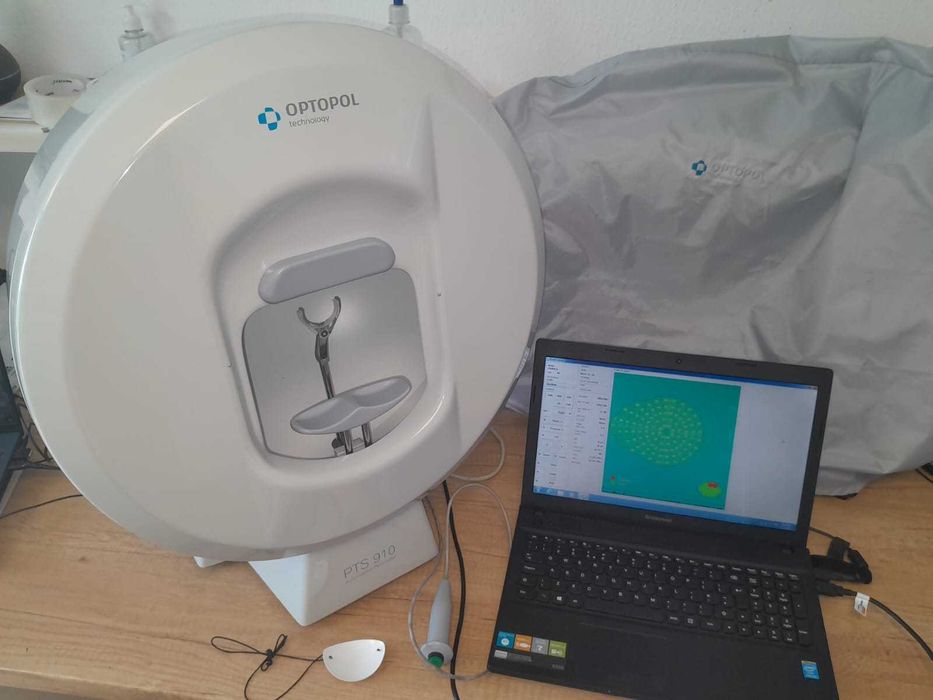 Perimetru OPTOPOL PTS 910, cu laptop si soft, aproape nou