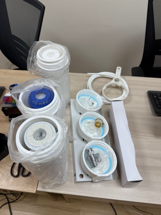 Фильтр для воды 3-х ступенчатый новые