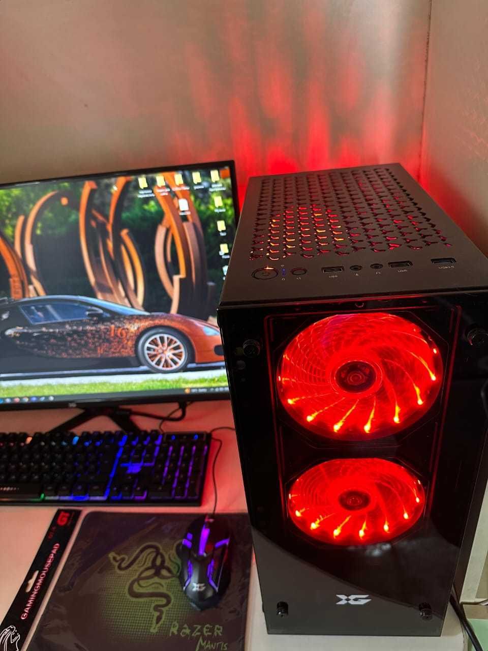Игровой компьютер intel  E3-1240v2 8 ядер 3,8 GHz видеокарта GTX1050Ti