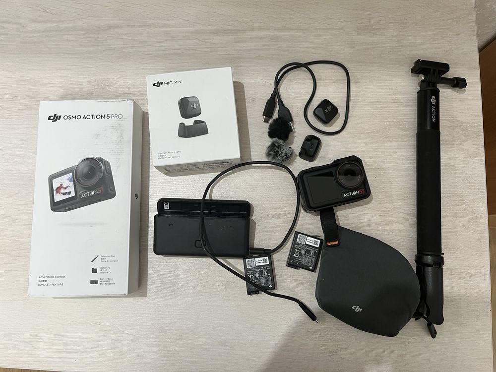DJI Osmo Action 5 pro + DJI Mic Mini