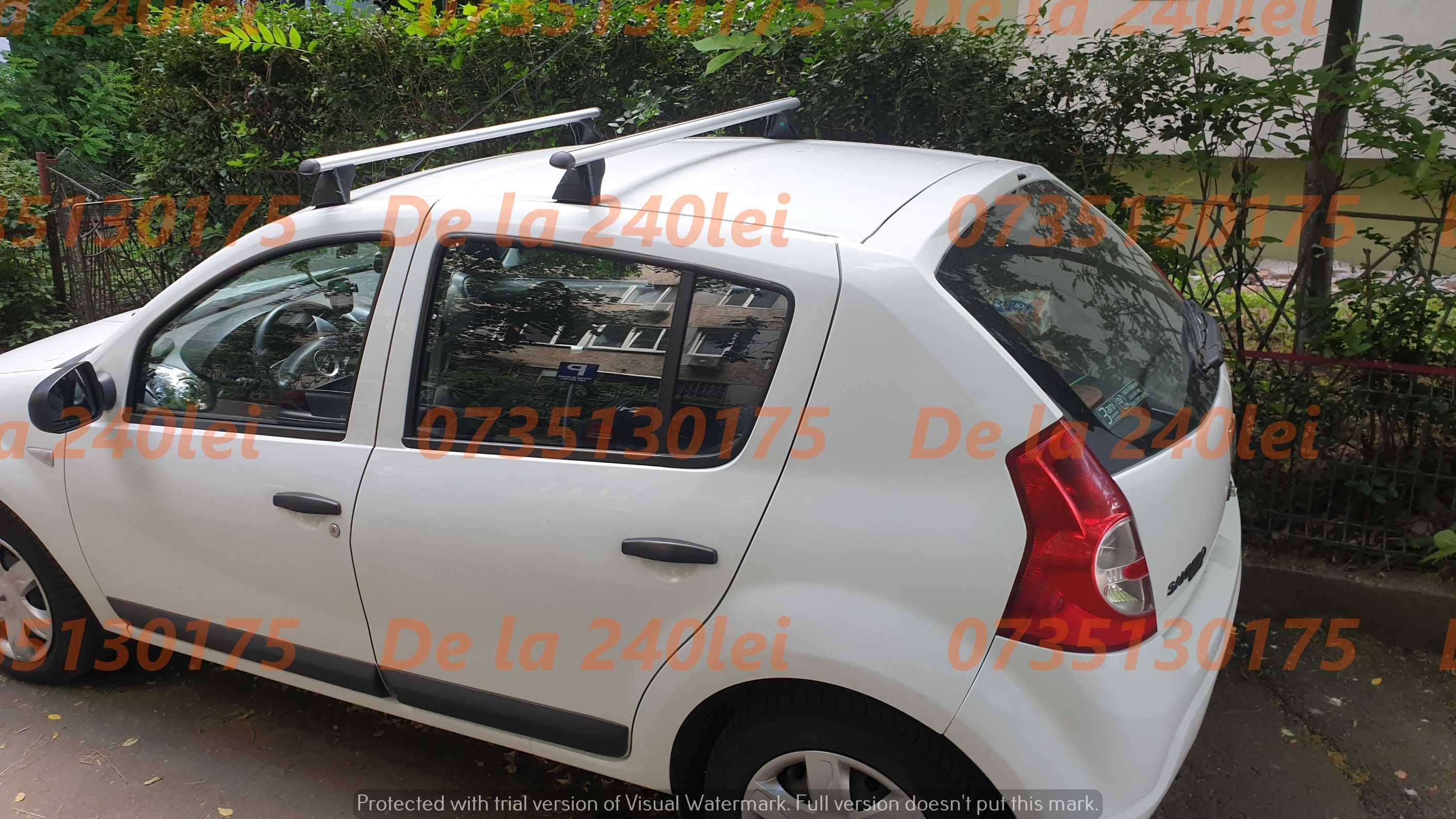 Bare transversal portbagaj ALUMINIU DACIA Logan Sandero Dokker MCV Van