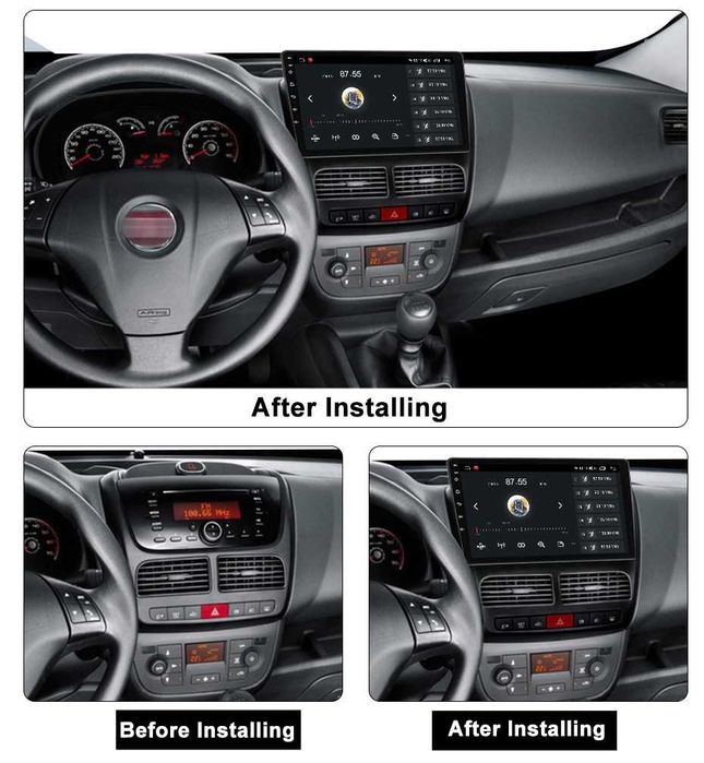 Navigatie Fiat Doblo 2010 - 2015,  2GB 4GB 8GB Garantie Camera