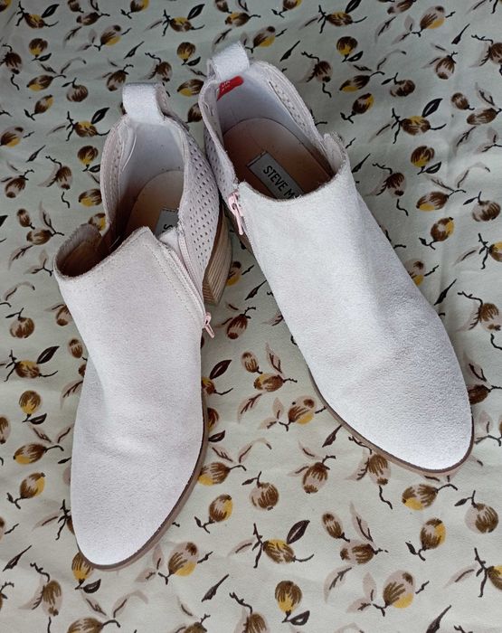 Млечно-розови Steve Madden от естествен велур, №38